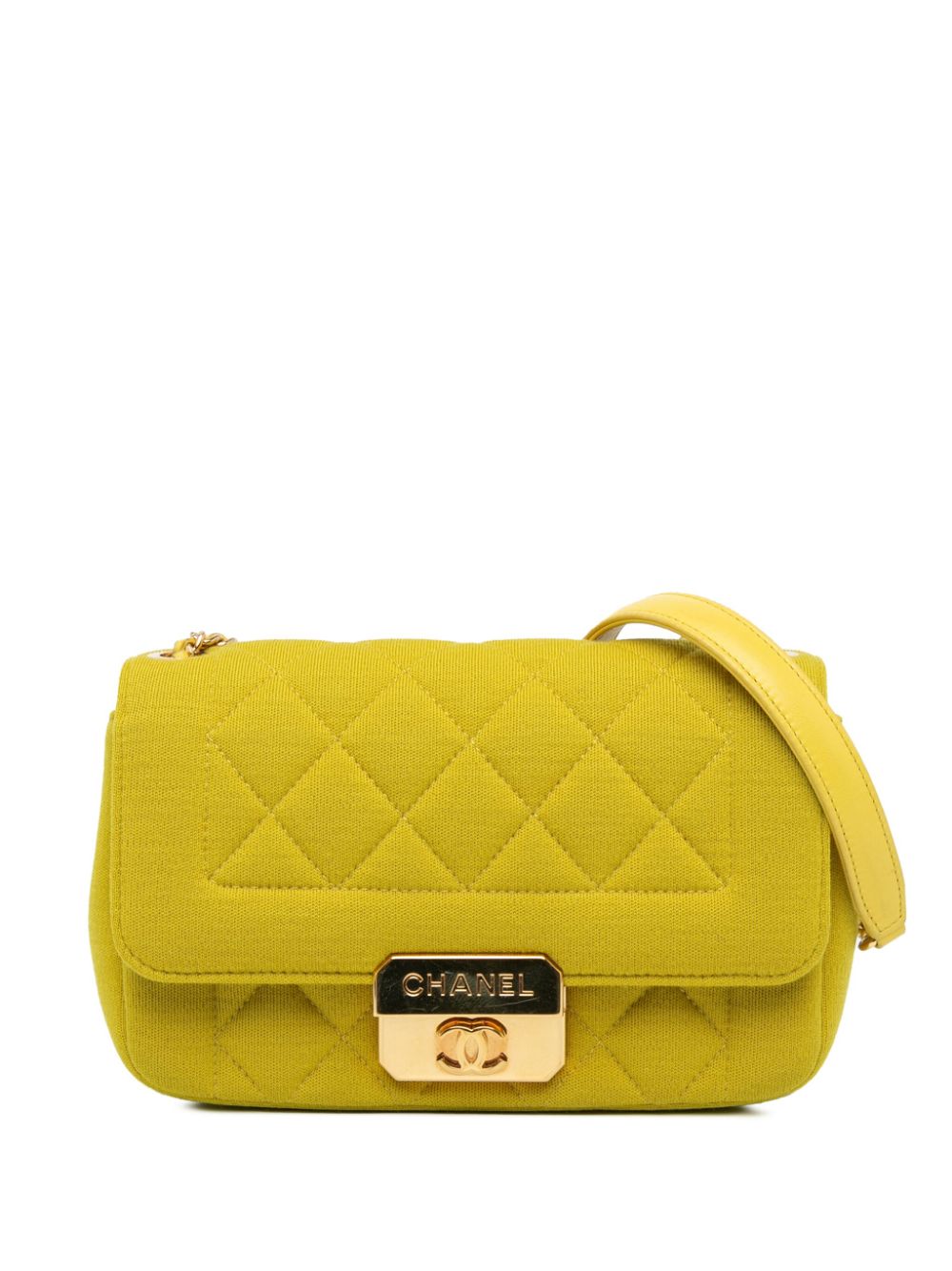 CHANEL 2014 Mini Jersey Chic With Me Flap crossbody bag Women