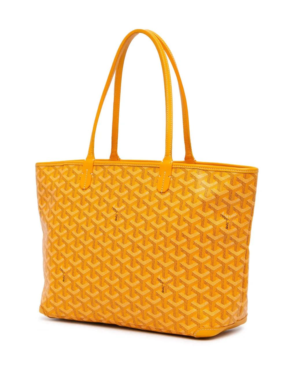 Goyard Pre Owned 2017 Goyardine Artois PM Tote Bag Gelb FARFETCH DE
