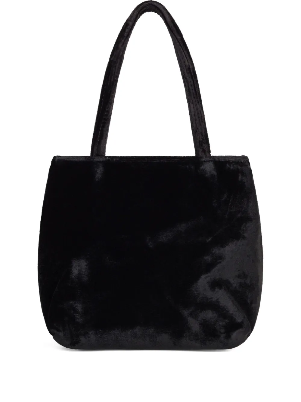 Hai little velvet tote bag | Black | Image 1