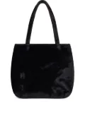 Hai little velvet tote bag - Black