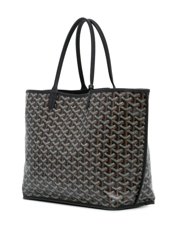 Goyard Pre Owned 2023 Goyardine Reversible Anjou PM Tote Bag Black FARFETCH UK