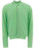 Auralee long-sleeve cardigan - Green