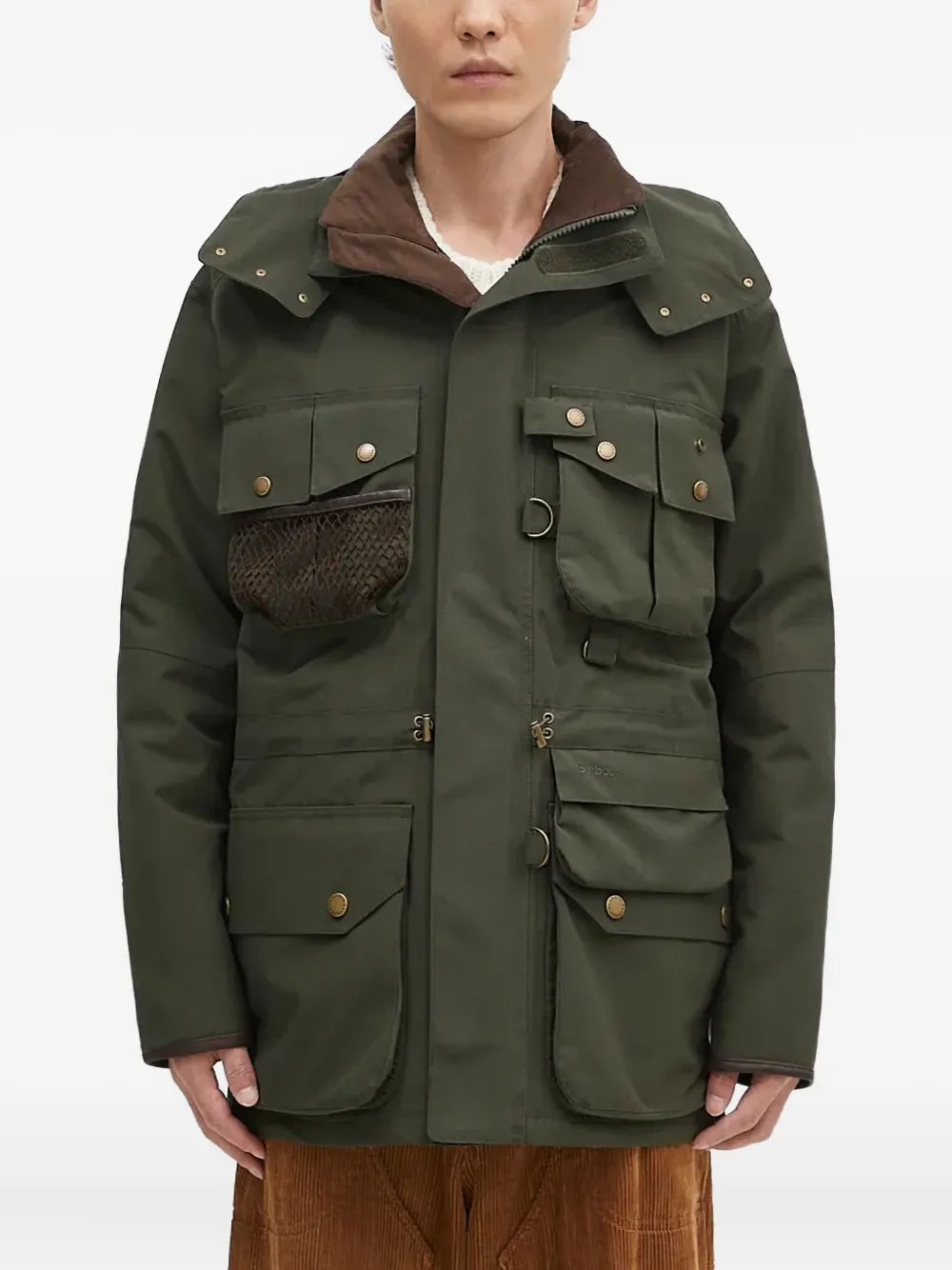 Barbour chamarra con capucha y bolsillo | verde | Image 1