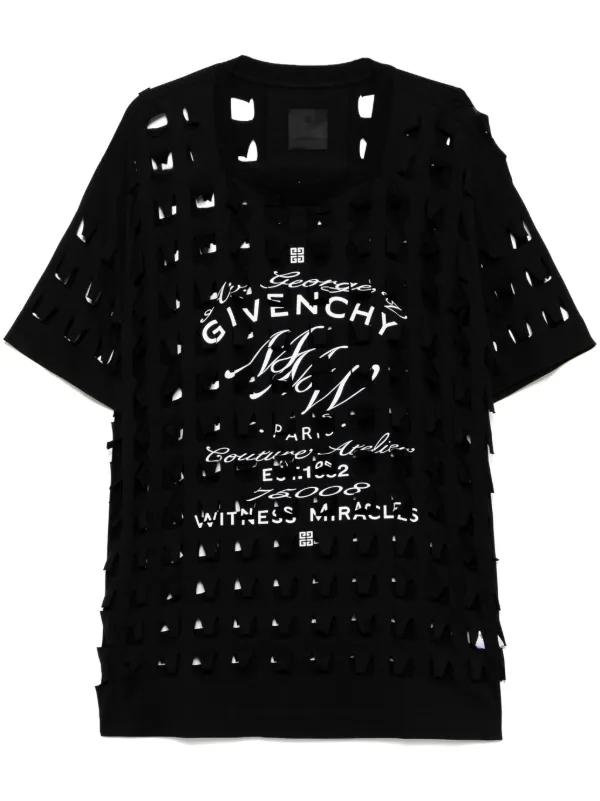 Givenchy ★ カットアウト Tシャツ Givenchy cut-out Detail T-shirt | Black | FARFETCH