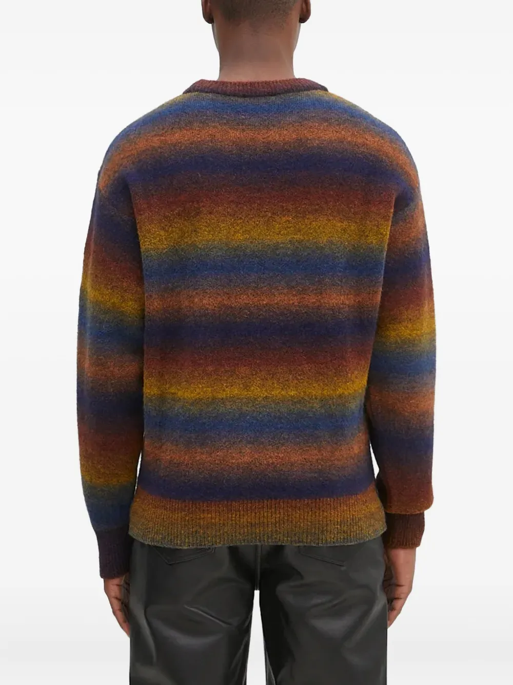 Aries Boucle Space Dye gebreide trui MULTI