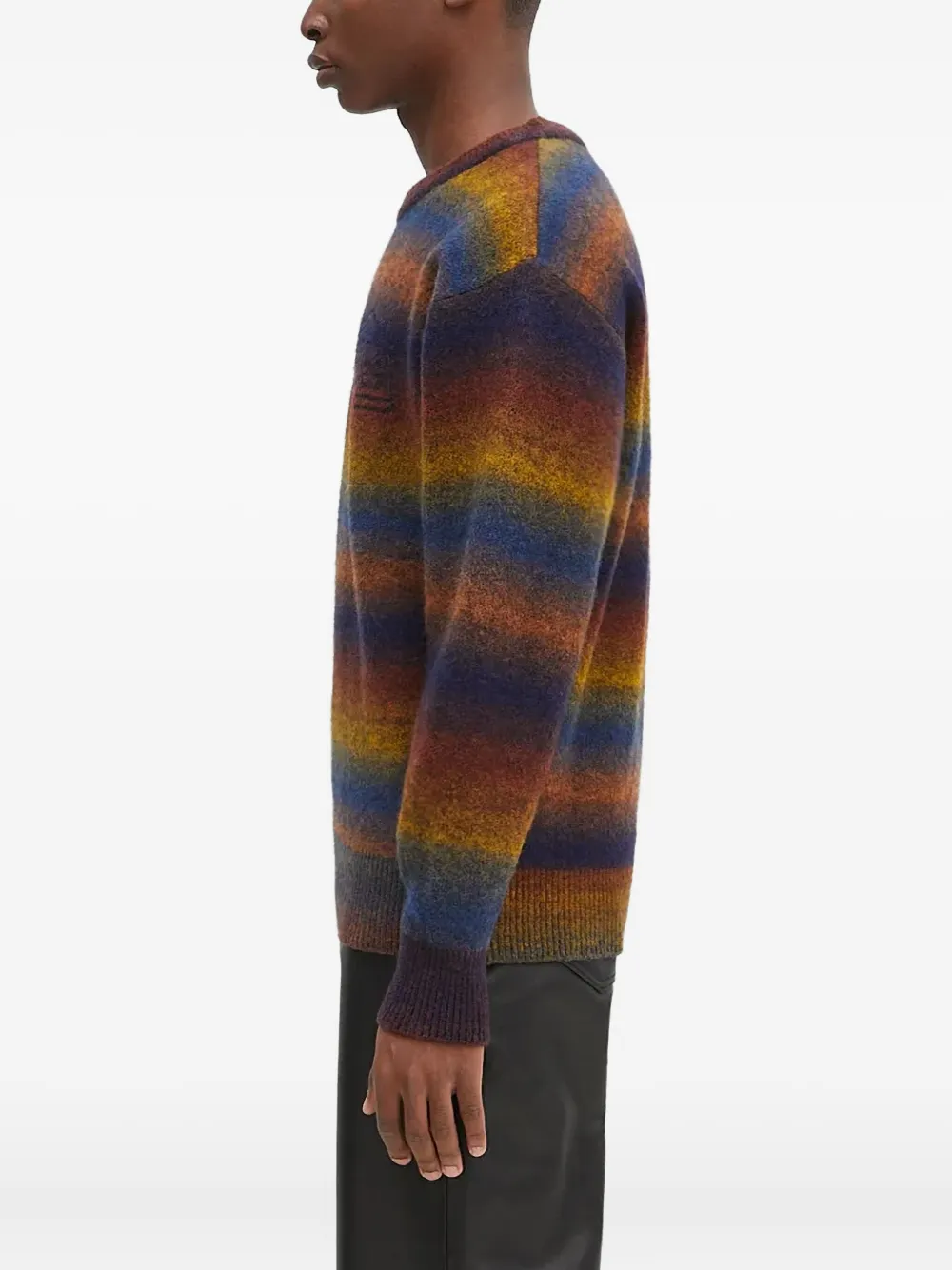 Aries Boucle Space Dye gebreide trui MULTI