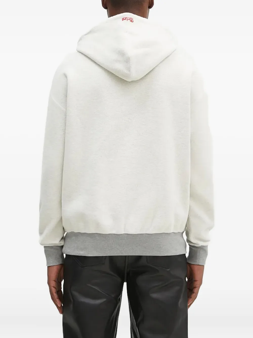 Aries Hoodie met applicatiedetail Wit