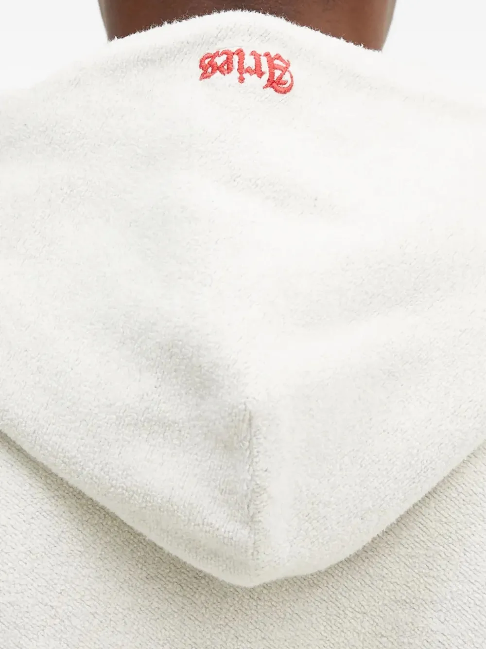 Aries Hoodie met applicatiedetail Wit