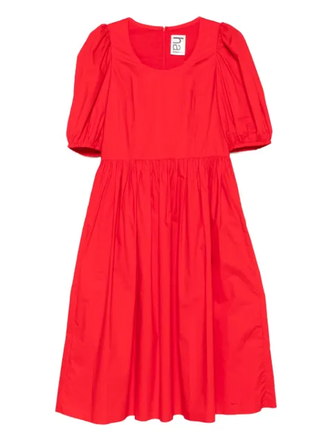 Hai cotton puff-sleeve dress