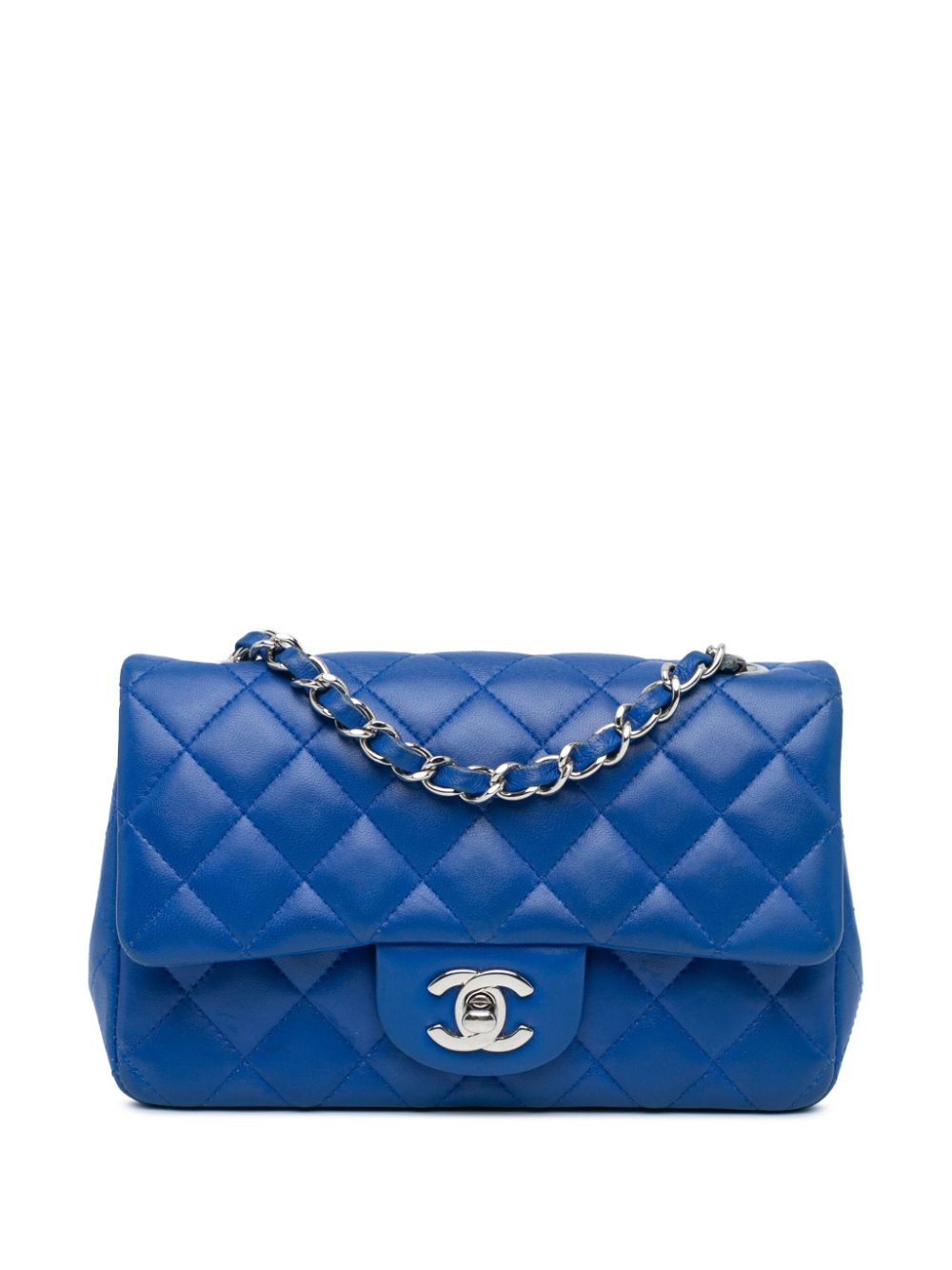 Affordable HOT SALE CHANEL 2019 Mini Rectangular Classic Lambskin Single Flap crossbody bag Women