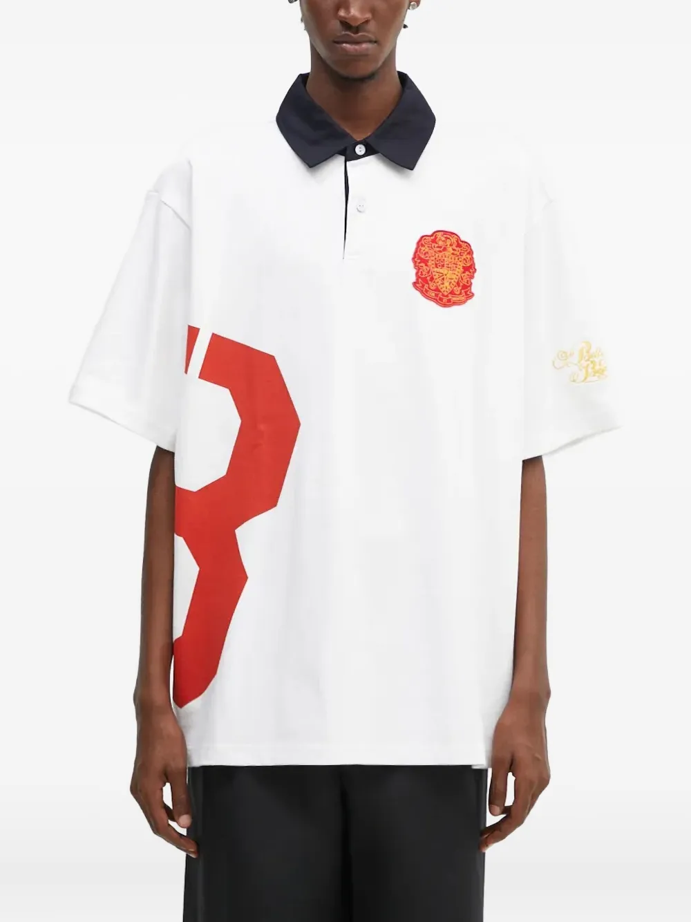 Billionaire Boys Club embroidered polo shirt Wit
