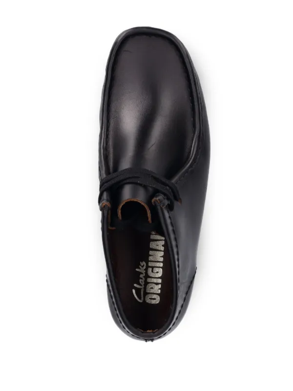 Clarks Originals Wallabee Boots | Black | FARFETCH CA
