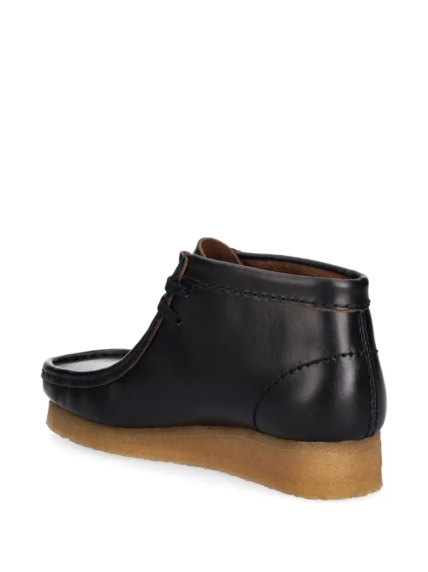 Clarks Originals Wallabee Boots | Black | FARFETCH CA