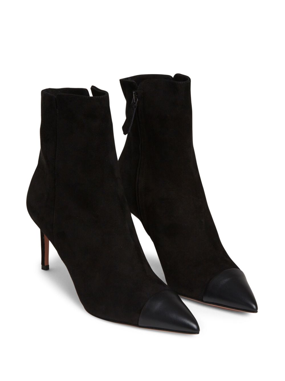 Aquazzura 75mm Milanese boots - Black