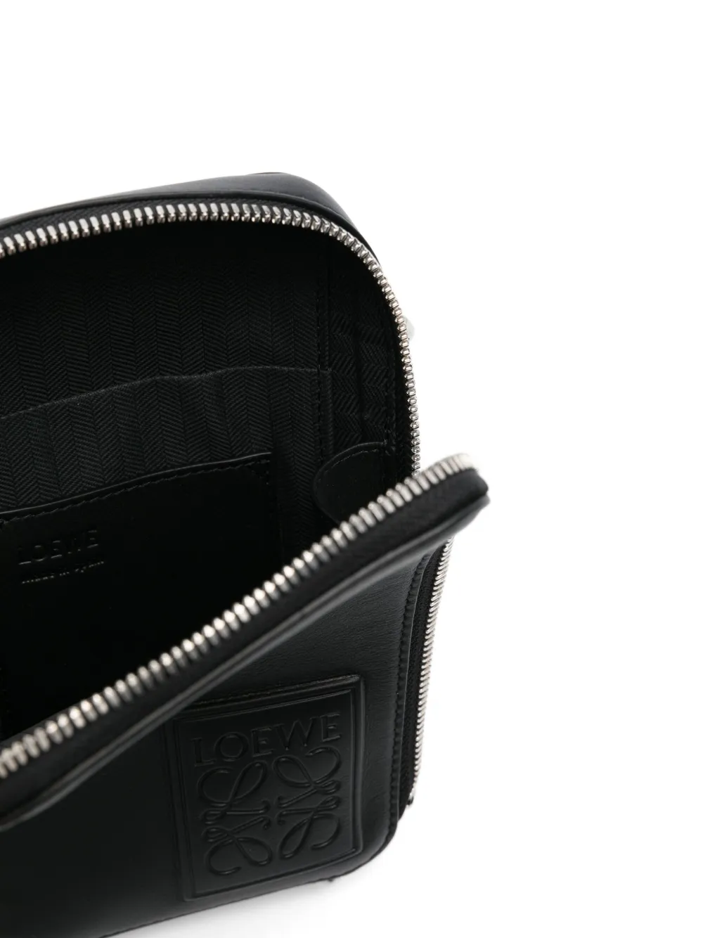 LOEWE Verticale messengertas Zwart
