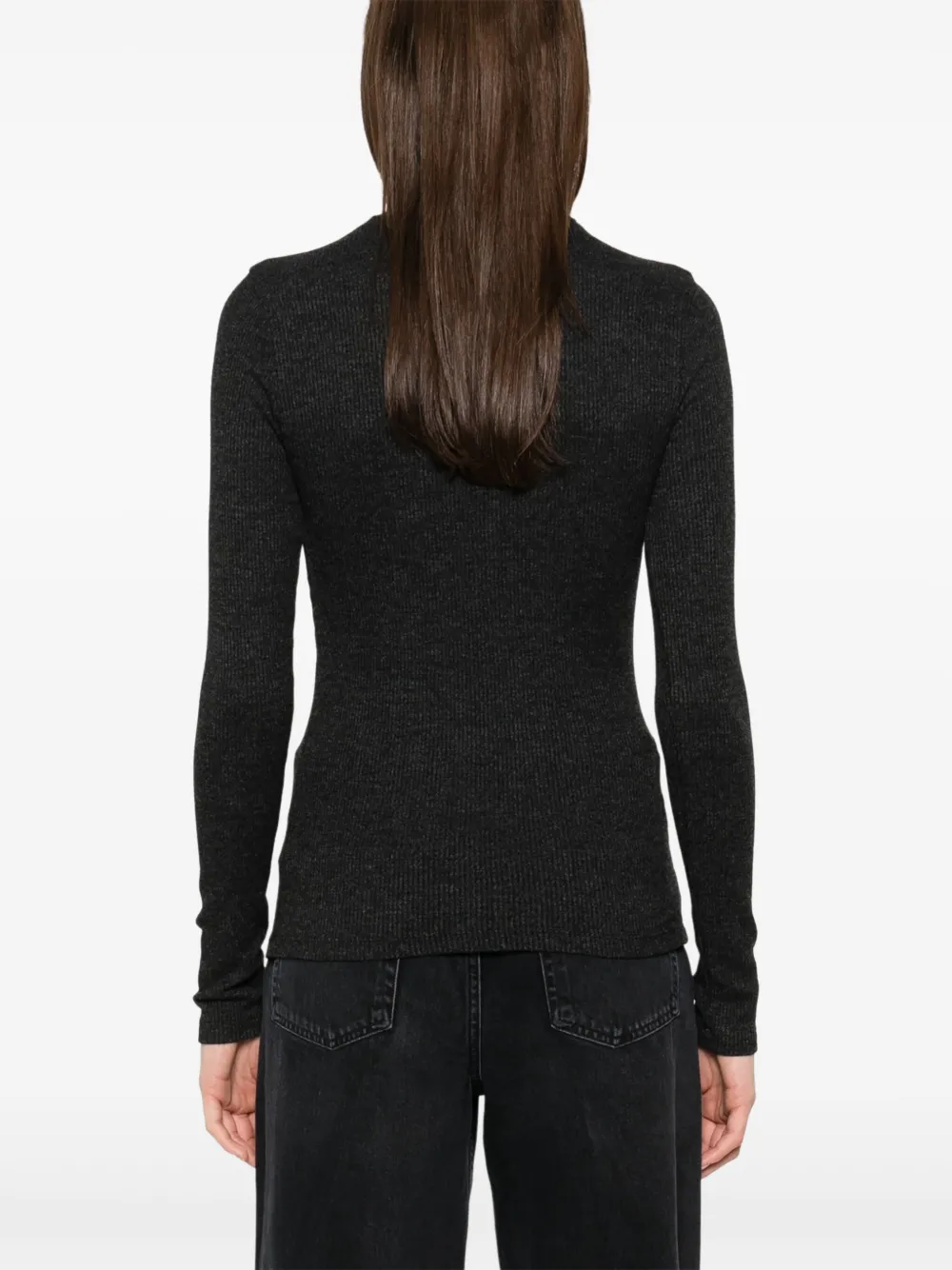 Agolde Pascale Top In Grey