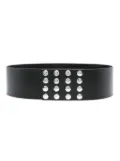 The Attico leather belt - Black