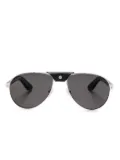 Cartier Eyewear Santos De Cartier sunglasses - Silver