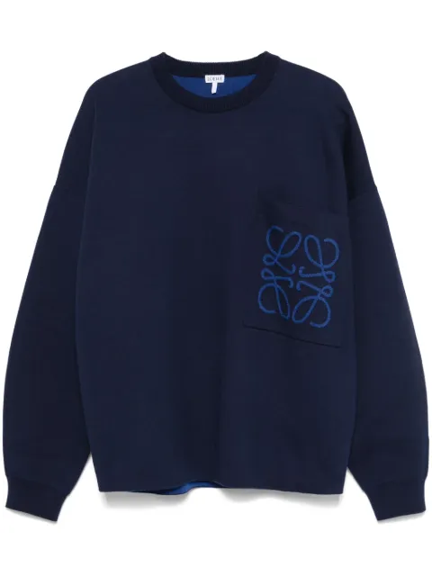 LOEWE anagram pocket sweater 