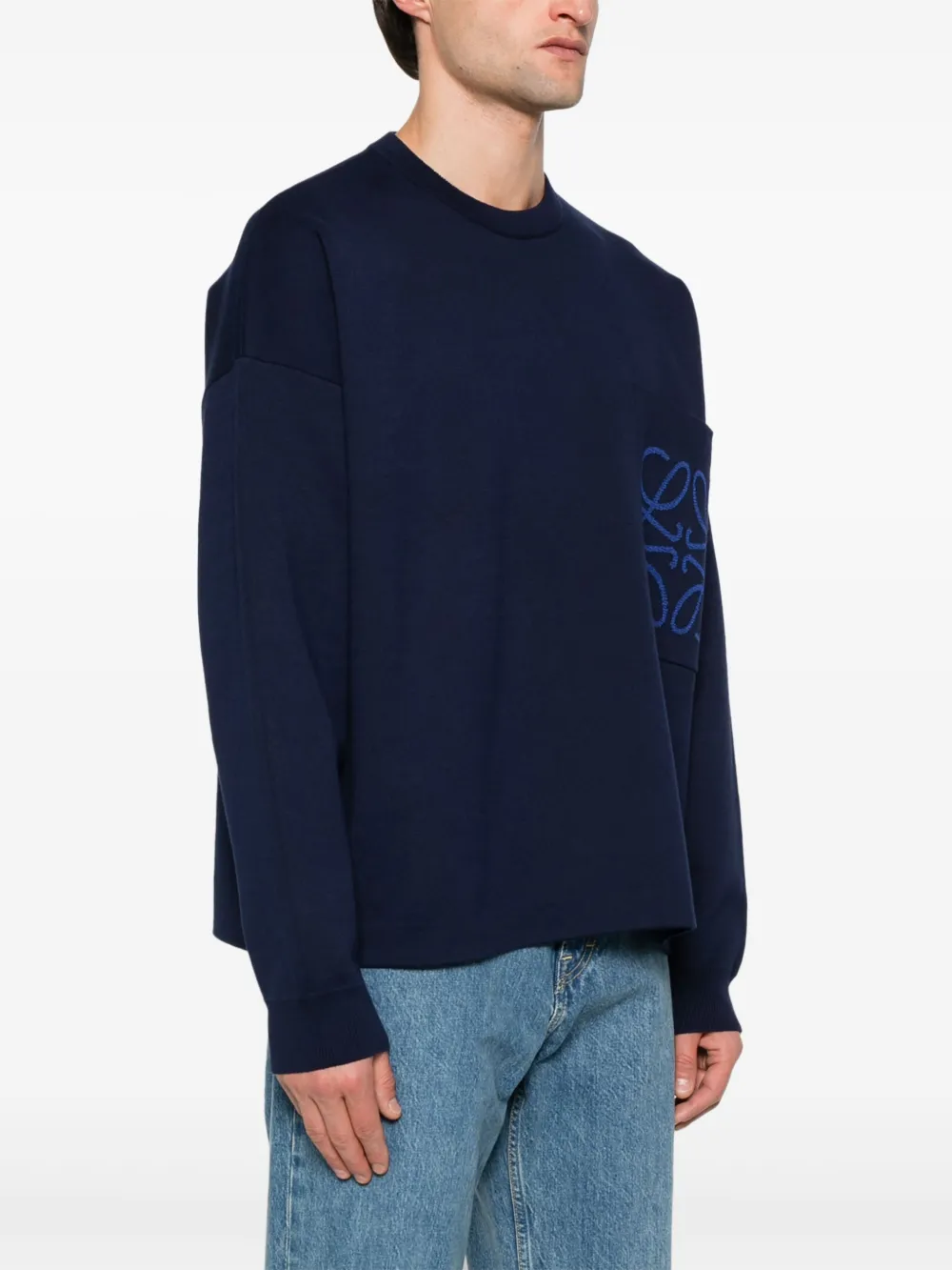 LOEWE Trui met anagram Blauw