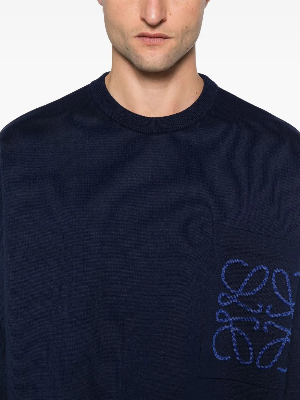 LOEWE Trui met anagram Blauw