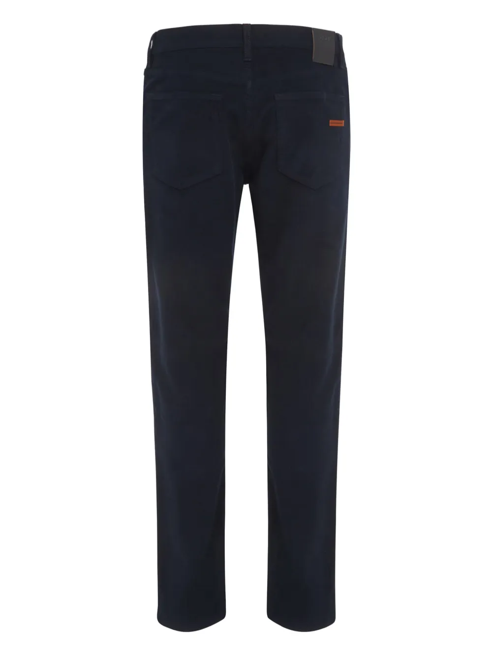 Shop Zegna Straight-leg Trousers In 蓝色