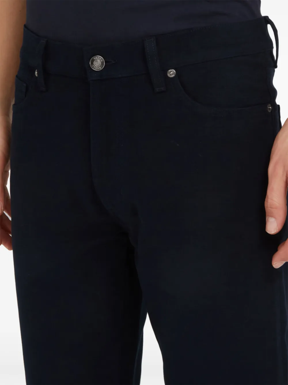 Shop Zegna Straight-leg Trousers In 蓝色