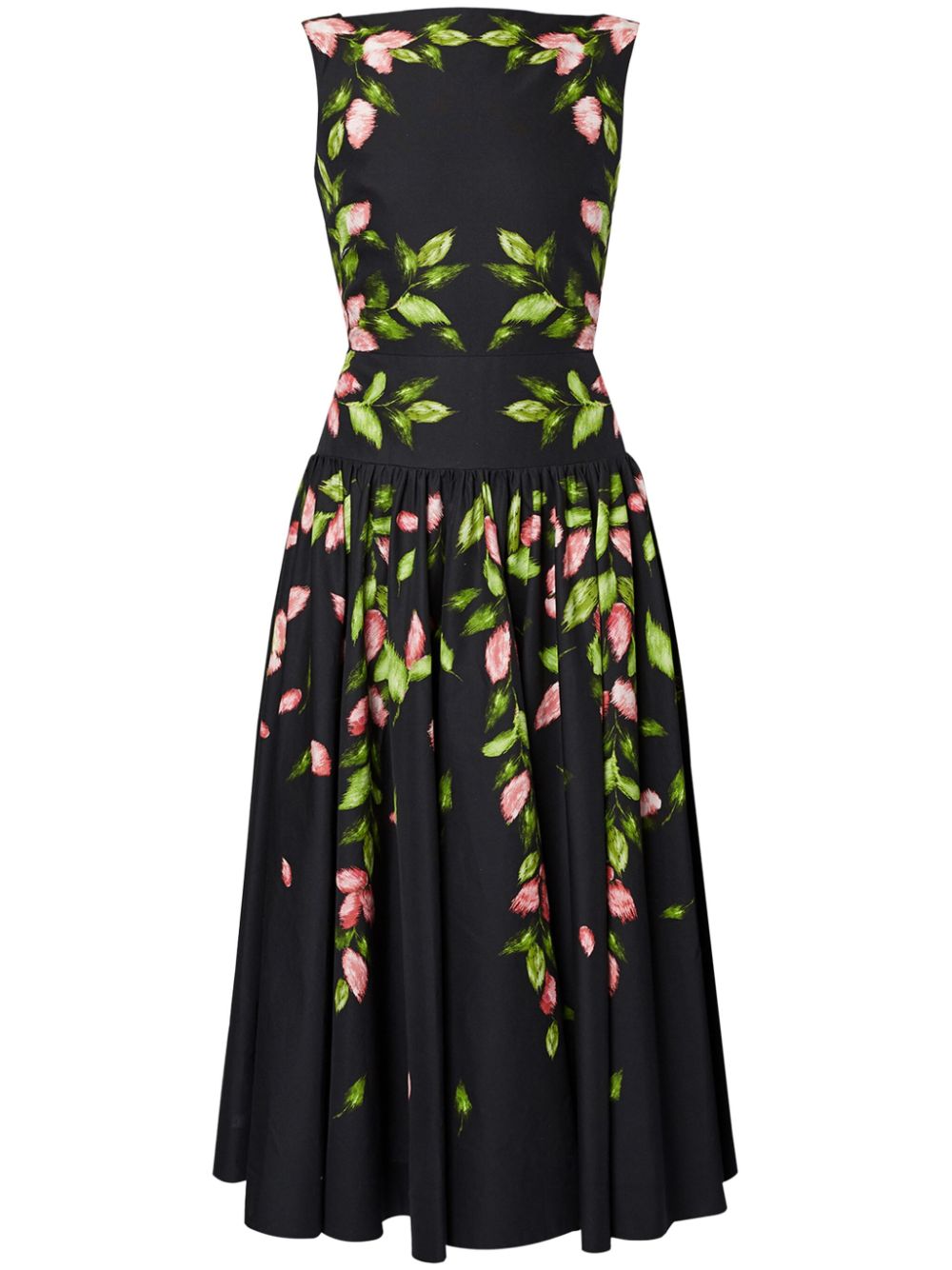 ERDEM sleeveless midi dress - Black