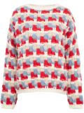 Moncler Grenoble chunky-knit jumper - Red