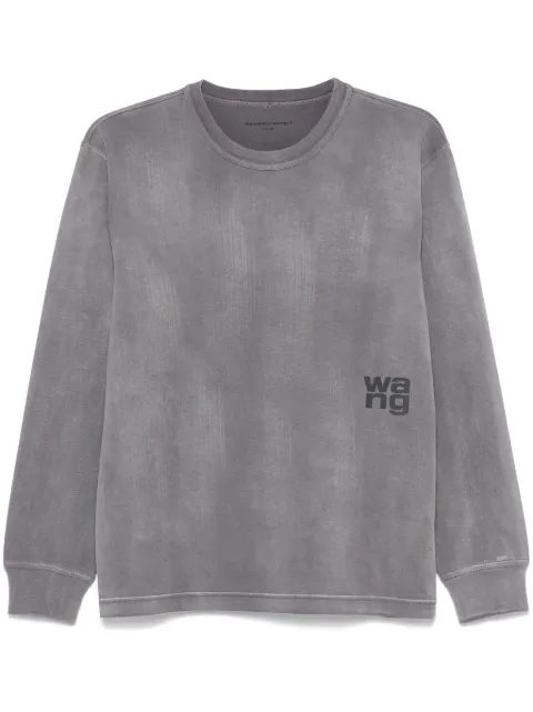Alexander Wang logo-raised T-shirt