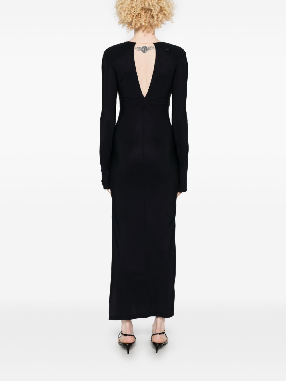 MM6 Maison Margiela V-neck maxi dress Women