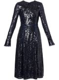 ERDEM sequin-embellished midi dress - Blue