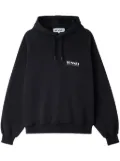 Sunnei Glow In The Dark hoodie - Black