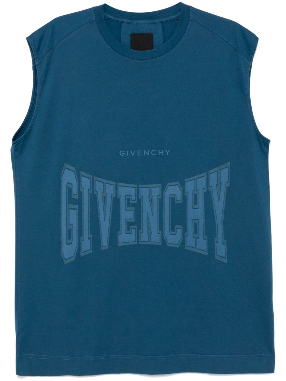 Givenchy logo print vest - Blue