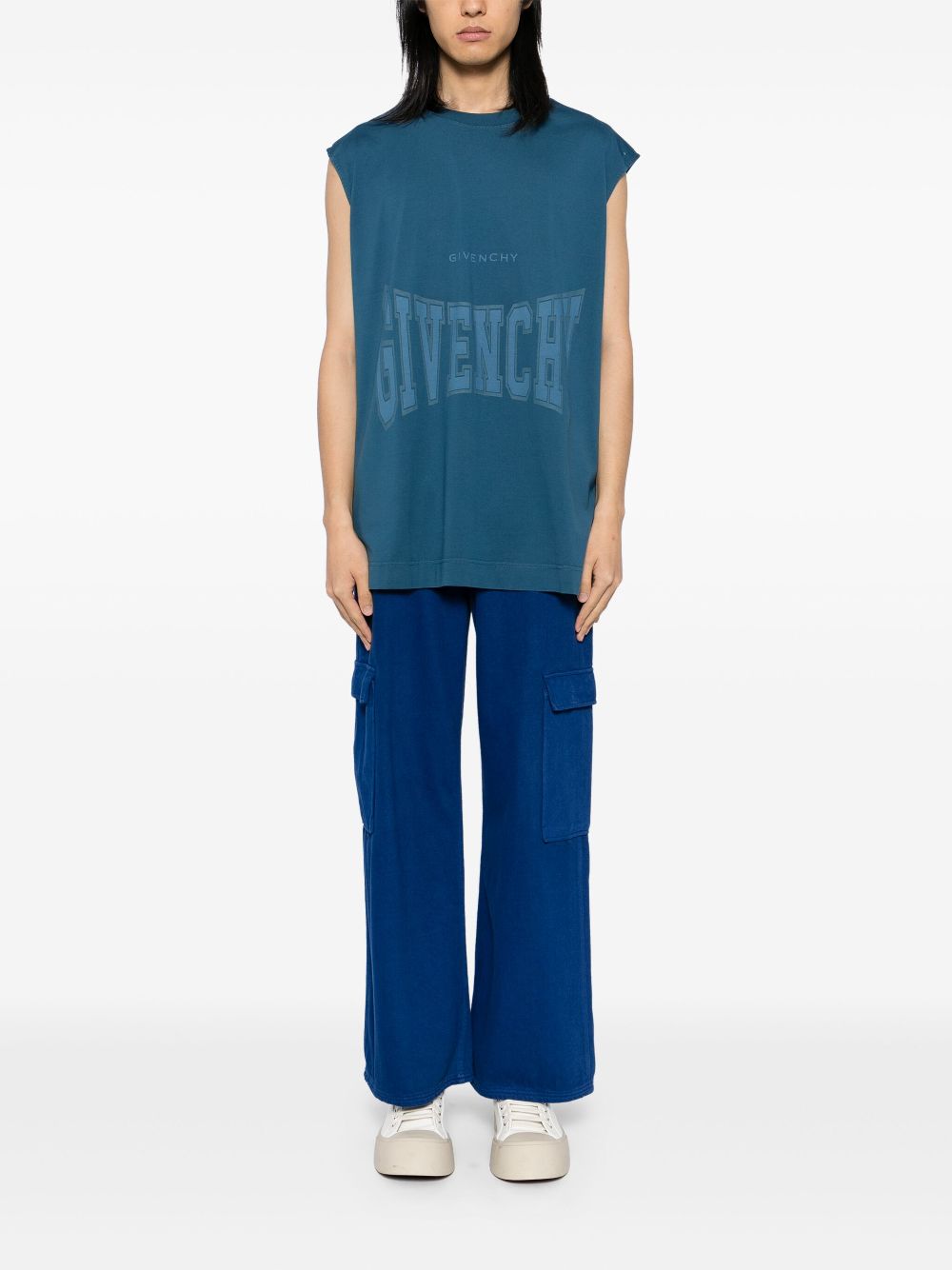 Givenchy Hemd met logoprint - Blauw