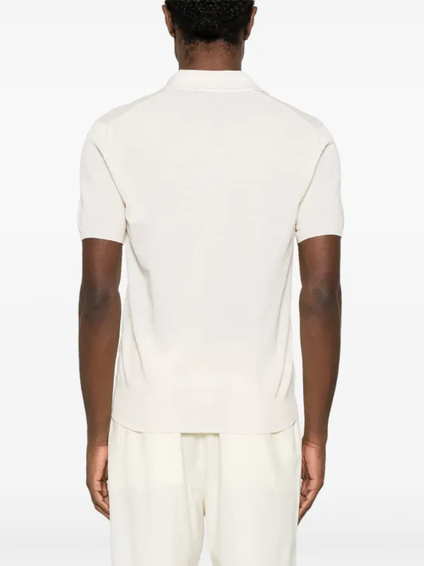 Ralph Lauren Purple Label Johnny Polo Shirt | Neutrals