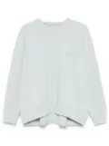 MM6 Maison Margiela numbers-embroidered sweatshirt - Blue