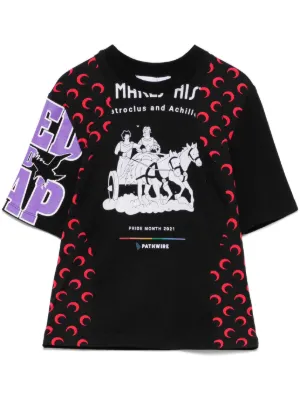 Tシャツ・カットソー MARINE SERRE SS25 (WSI023B CWOV0059BG70) 0431412101991an_3?$VS_1500$