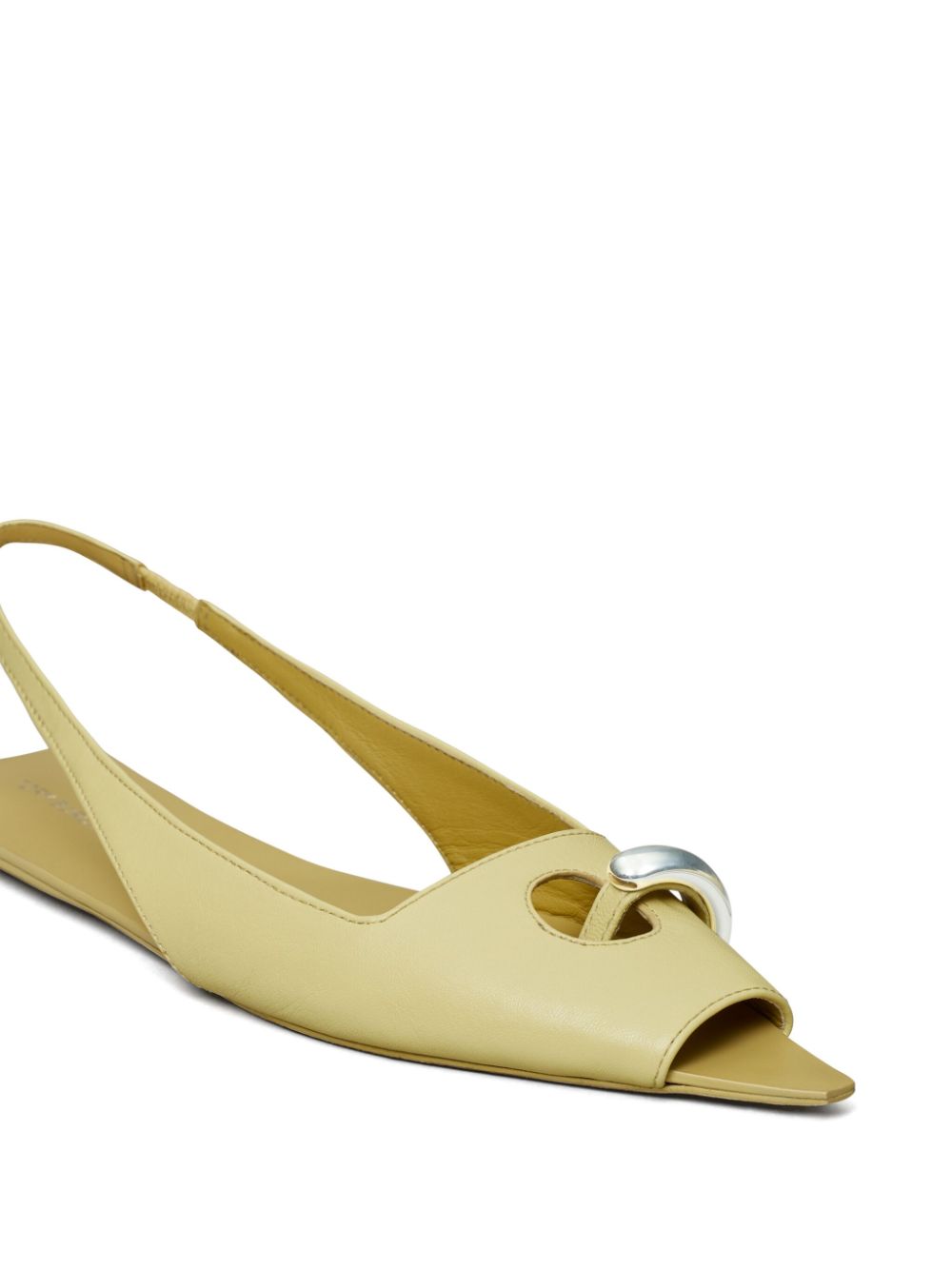 Tory Burch Pierced slingback sandals Neutrals