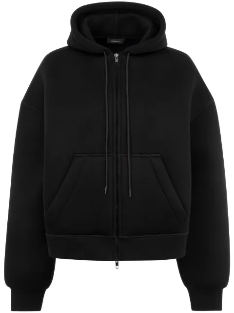 WARDROBE.NYC Bonded zip-up hoodie