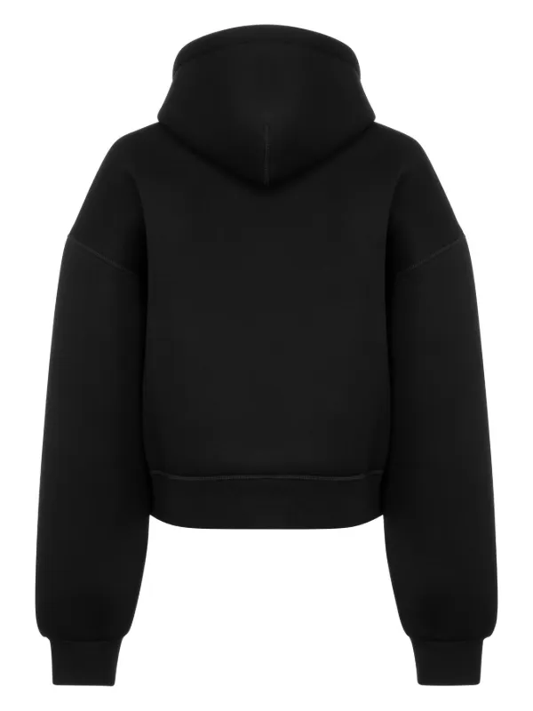 WARDROBE.NYC Bonded zip-up Hoodie | Black | FARFETCH