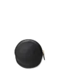 The Row leather coin purse - Black