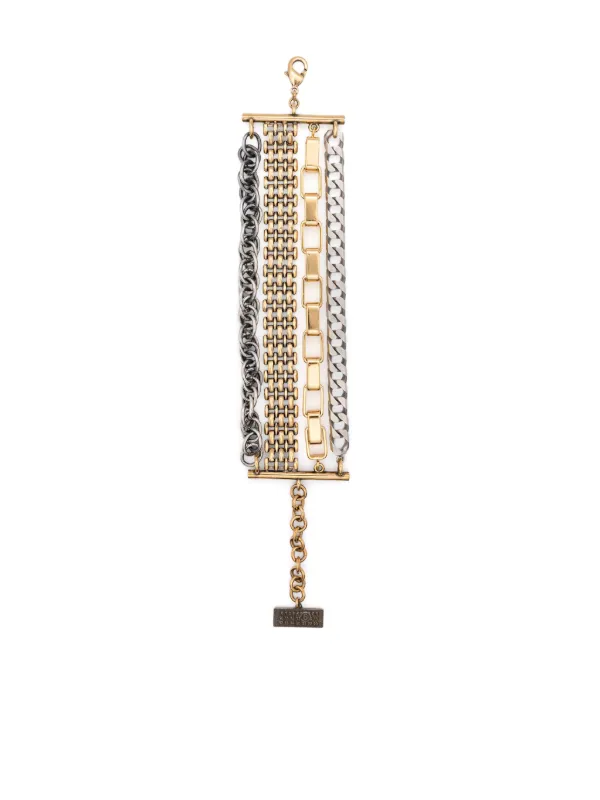 ブレスレット Mm6 Maison Margiela Bracelets MM6 Maison Margiela Colourblock Bracelet | Silver | FARFETCH CA