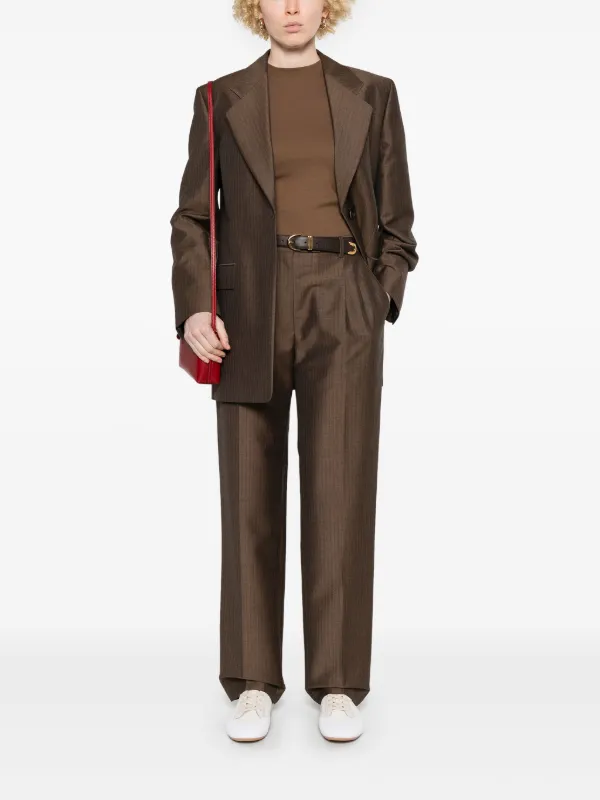 The Row Vermont Blazer | Brown | FARFETCH JO