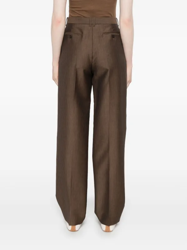 【関税&送料込】The Row Norbert Trousers The Row Norbert Trousers | Brown | FARFETCH