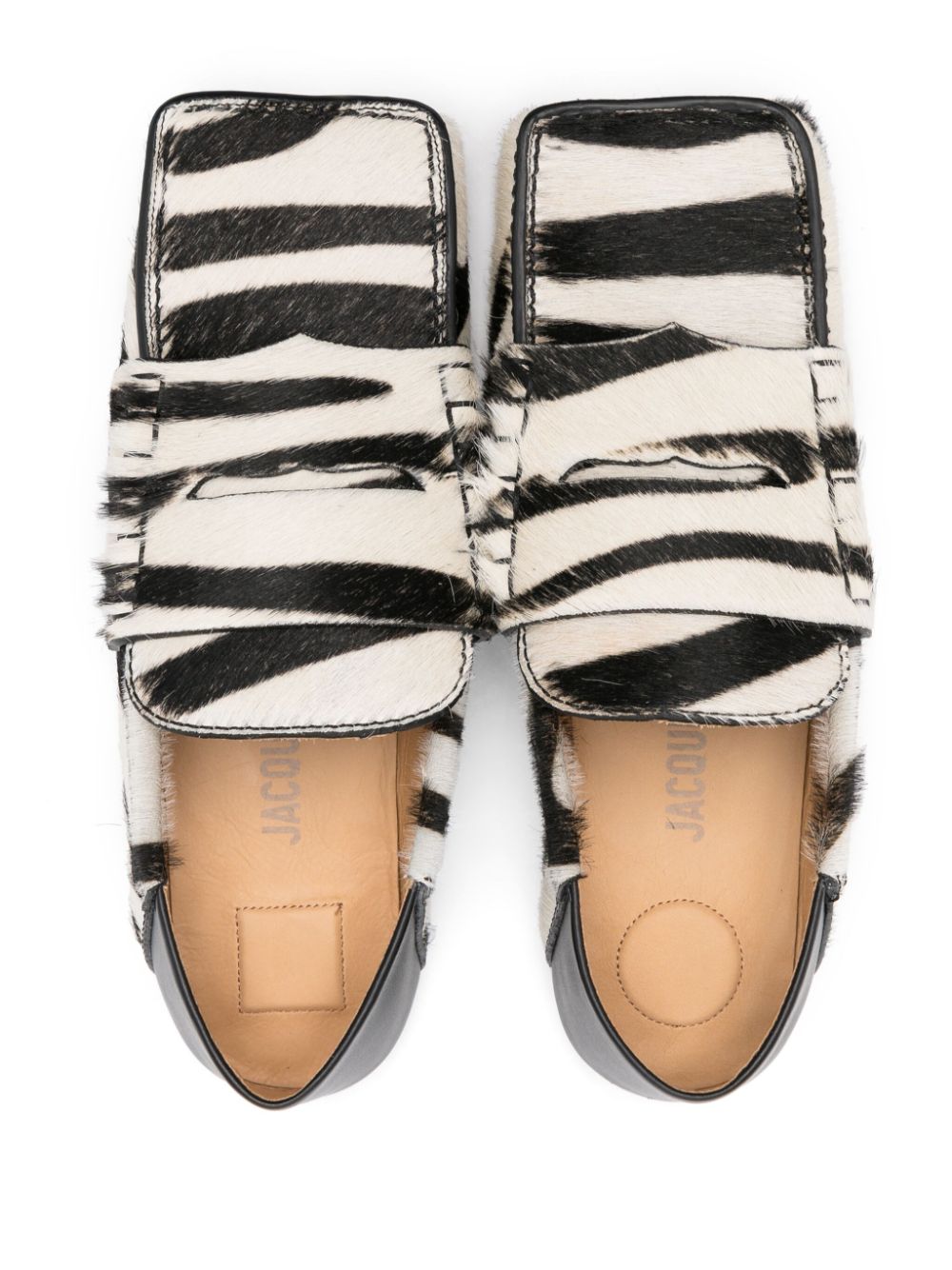 Jacquemus Les mocassins Carré loafers Black