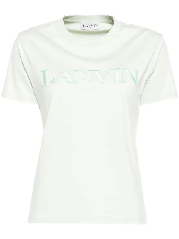 Lanvin Logo T-shirt in Green