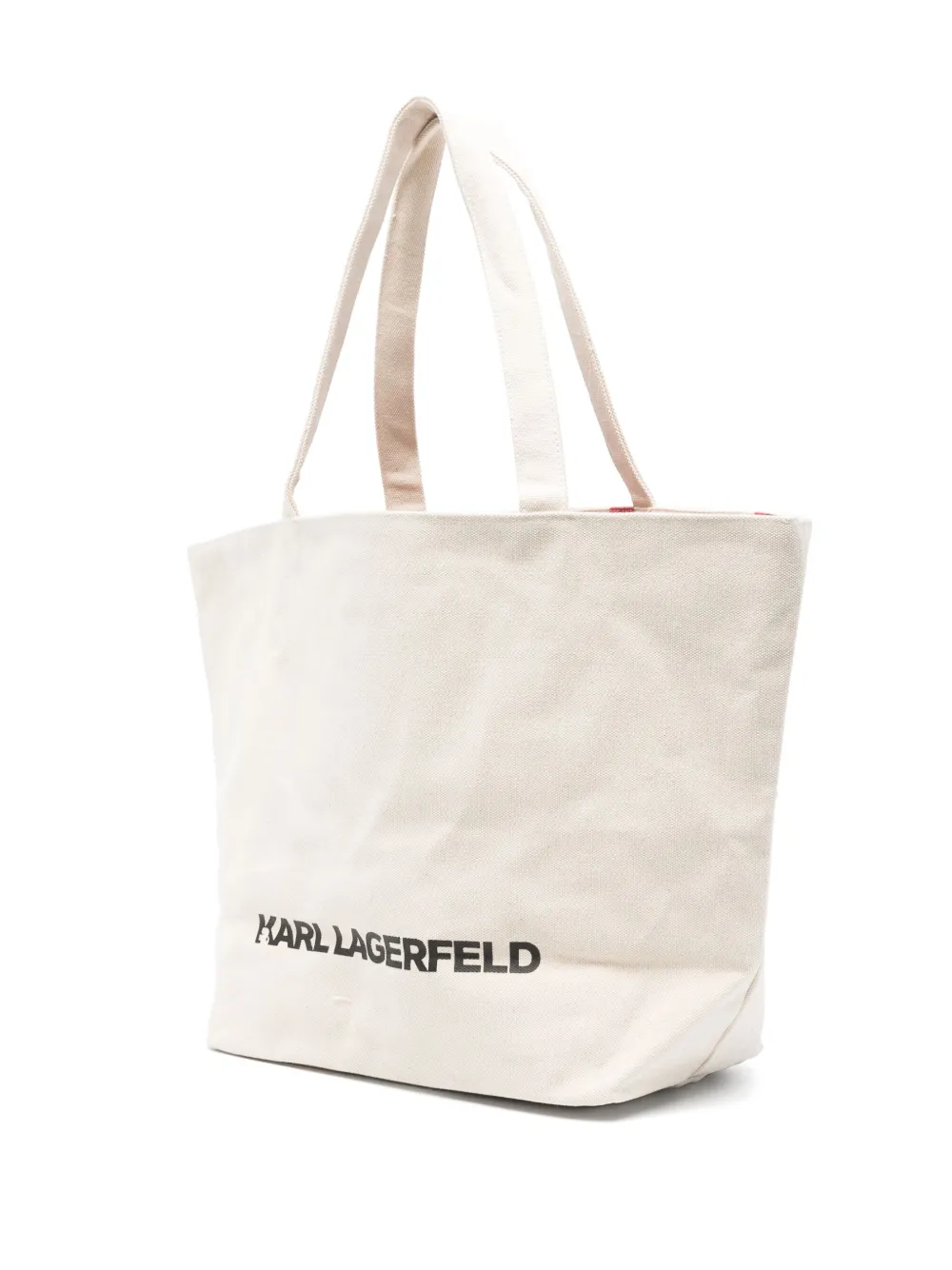 Shop Karl Lagerfeld K/hearts Reversible Tote Bag In Neutrals