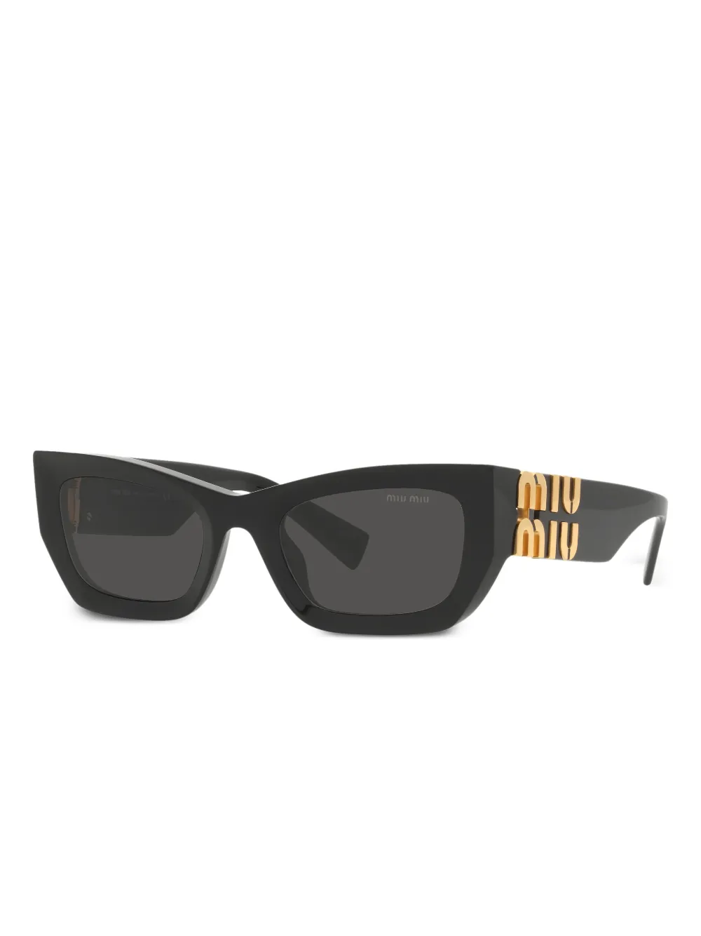 Miu Miu Eyewear Zonnebril met logo - Zwart