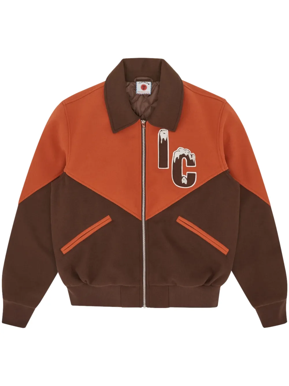 Varsity bomber jacket